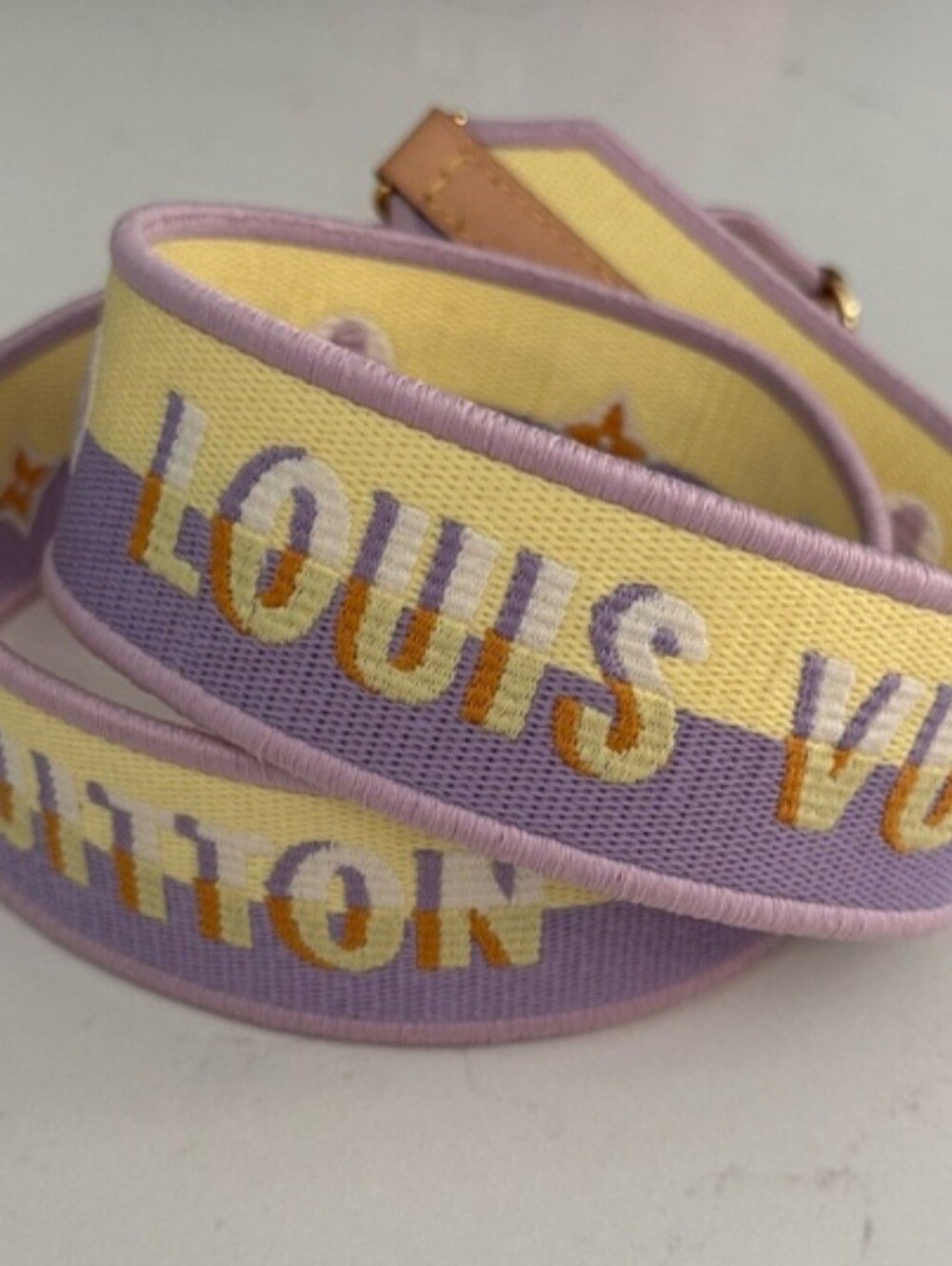 Louis Vuitton Jaquard Speedy Bandouliere 20 Shoulder Strap in Purple 🦄